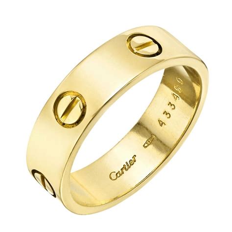 cartier bands gold - gold cartier wedding band.